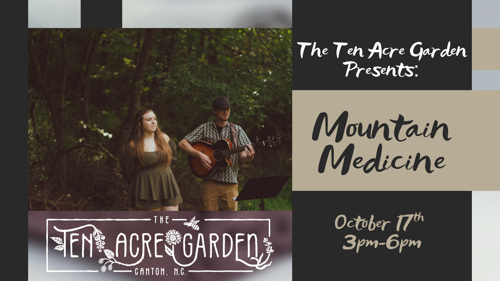 Live Music in the Garden with Mountain Medicine