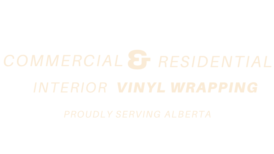 Commercial and residential interior or architectural vinyl film installation