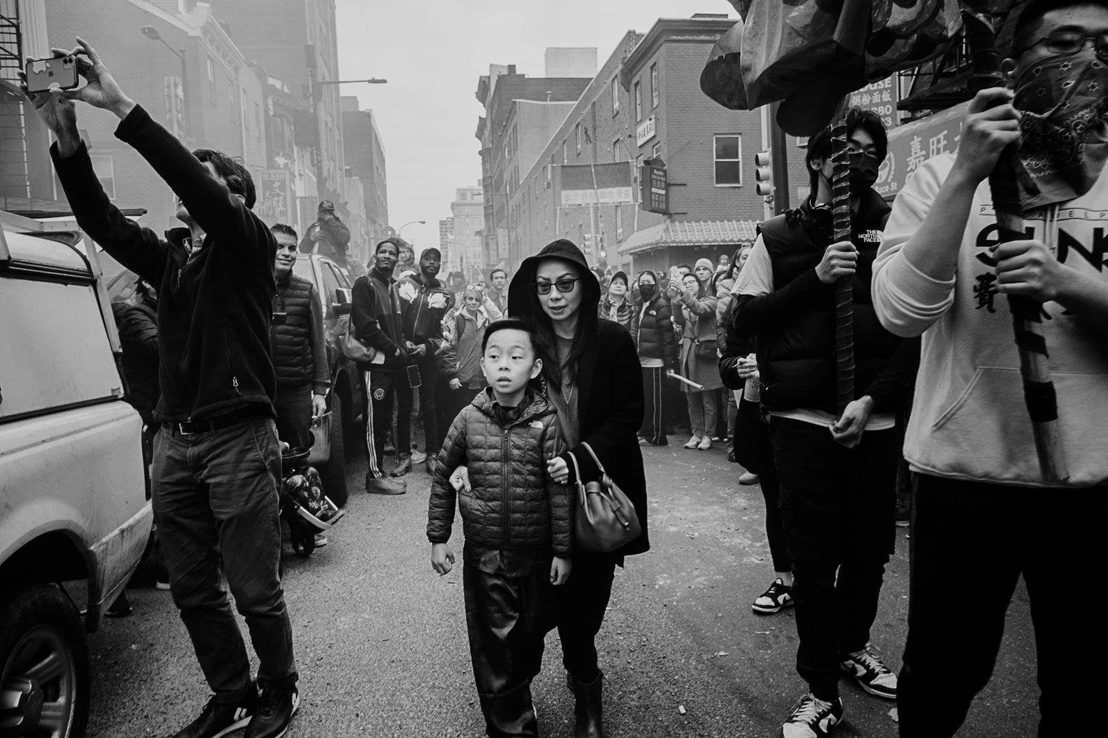 Behind the dragon in Philly, 2024