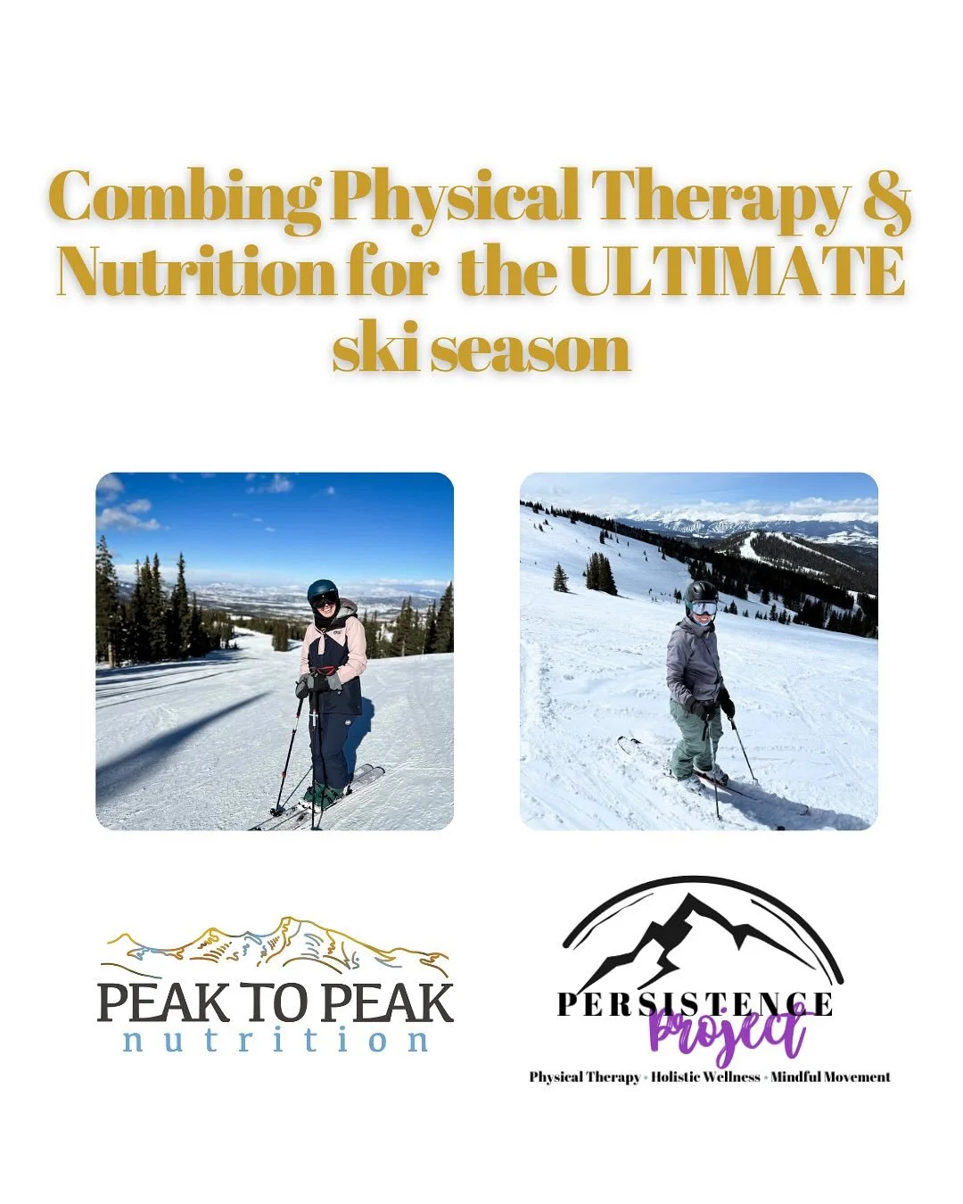 Join us TOMORROW to learn how nutrition and prepping for the season intentionally can help you create the best ski season yet! 

@alyssaoutside_rd is a registered dietitian who specializes in mountain athletes (hint: if you ski/snowboard this include