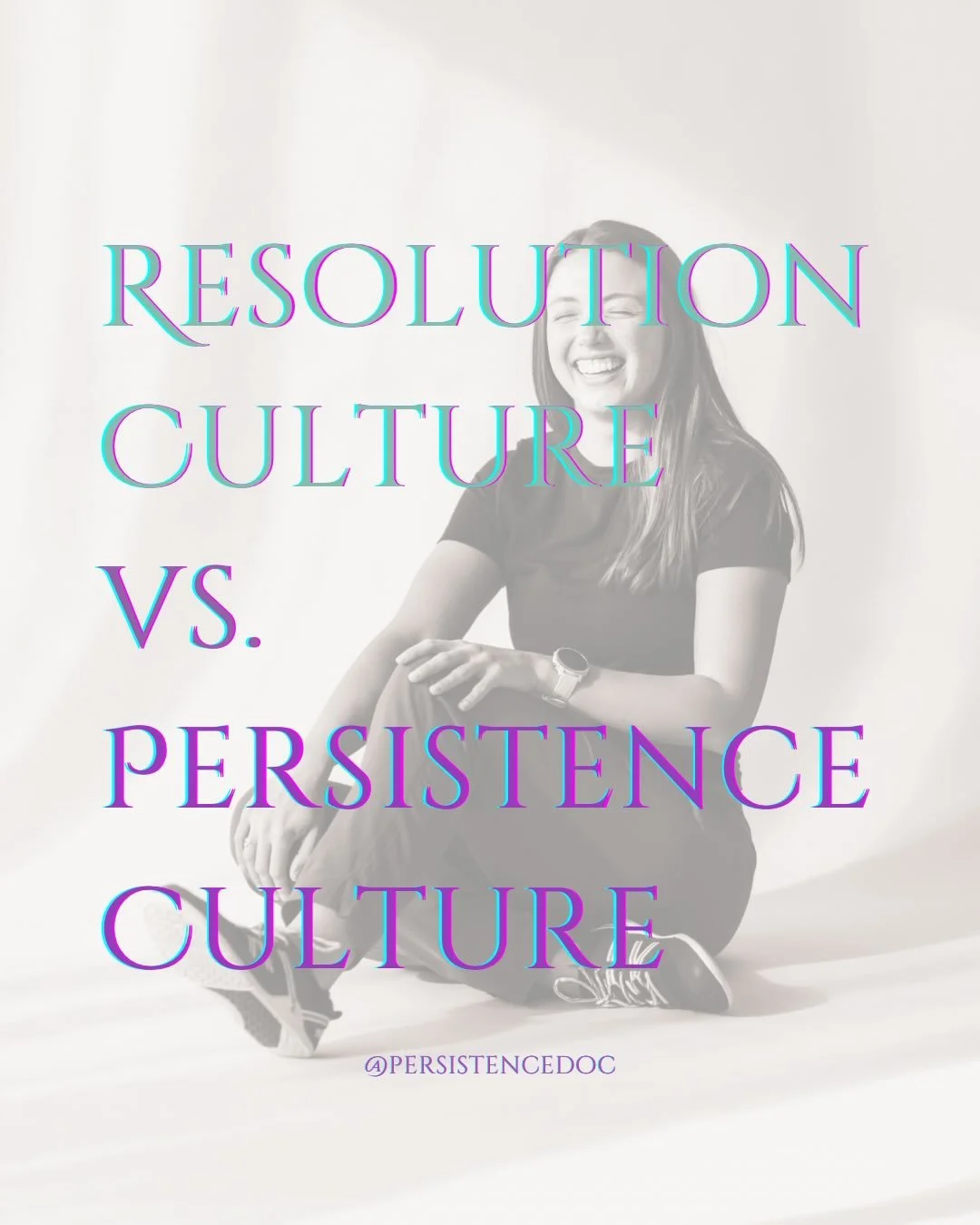 Mindset has a massive impact on how we treat ourselves. Especially this time of year. 

Persistence is key for lifestyle changes rather than suffer through January with sore muscles that make using the toilet impossible maybe try a different approach