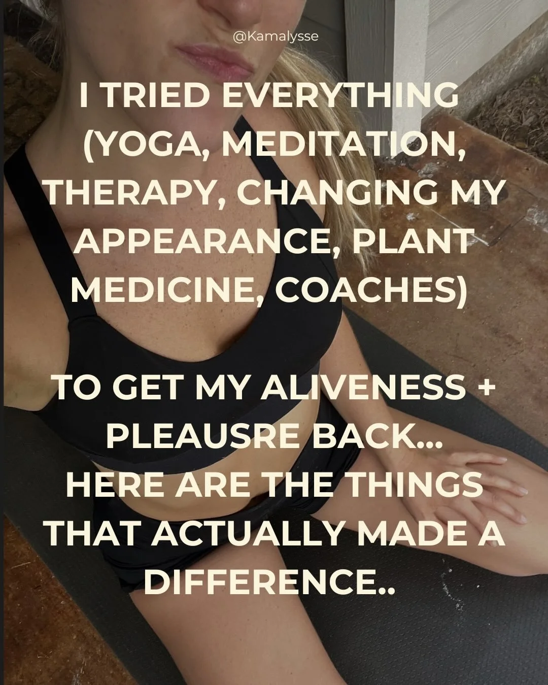 For the woman ready to come home to herself and learn to give her body the freedom it deserves..

I&rsquo;m leading a masterclass upcoming called &ldquo;Pleasure As A Resource&rdquo; for the woman ready to learn to devote to her aliveness so life and