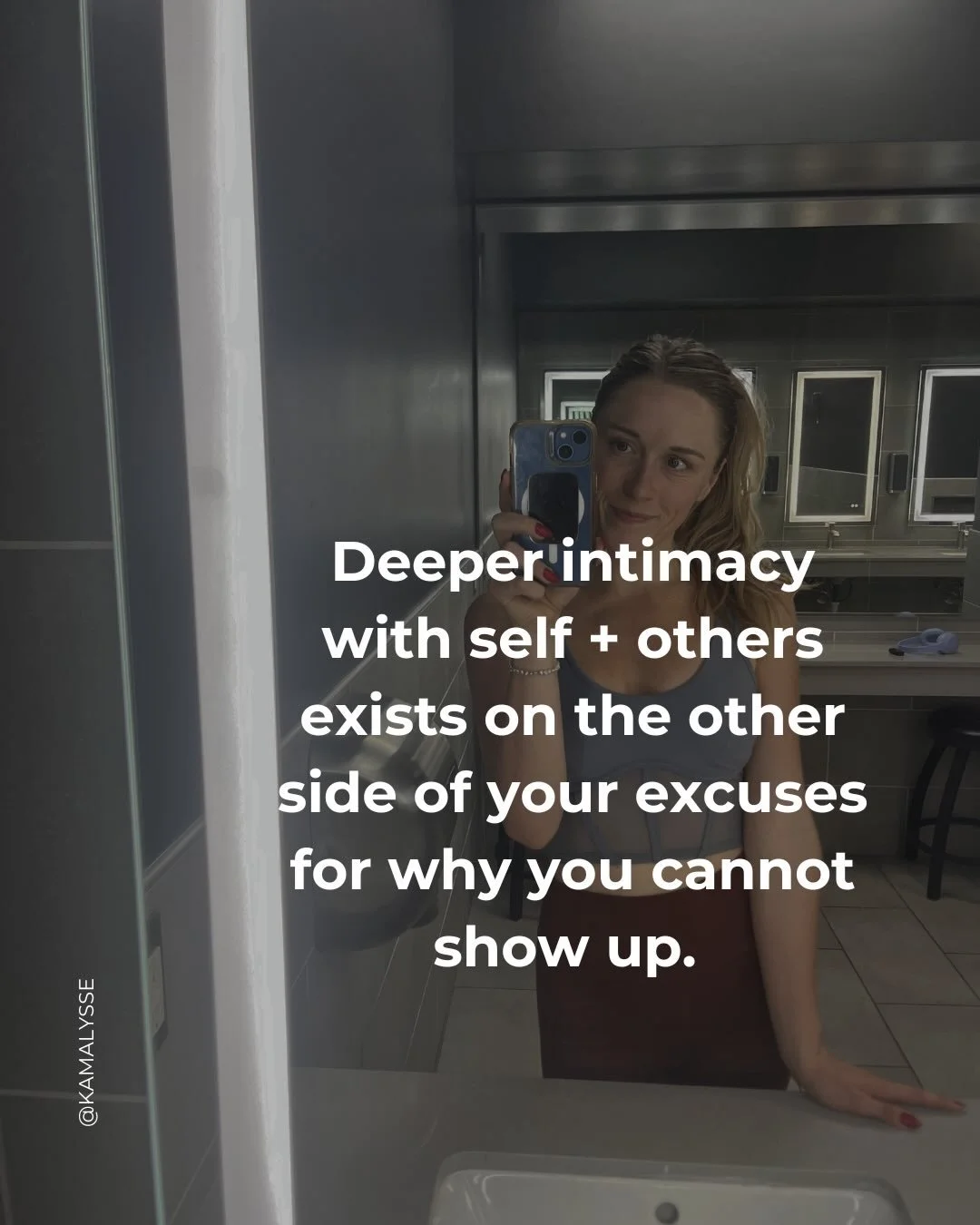 My clients are crazy w/ the excuses they come up with on why they cannot create the space. Yet- they are frustrated that they haven&rsquo;t seen results. 

Results come in the other side of you getting really honest with yourself about how devoted yo