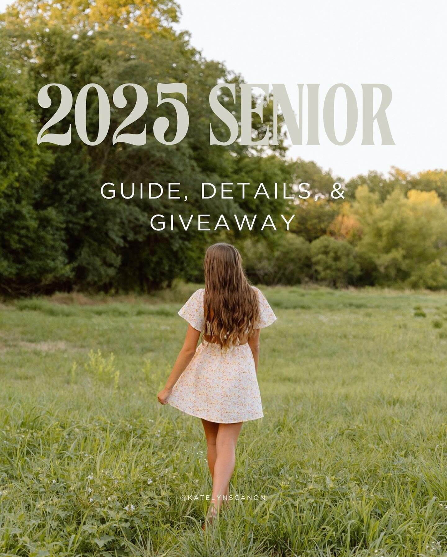 SENIOR SUNDAY!!💖💖💖 just a little announcement for my 2025 high school seniors!