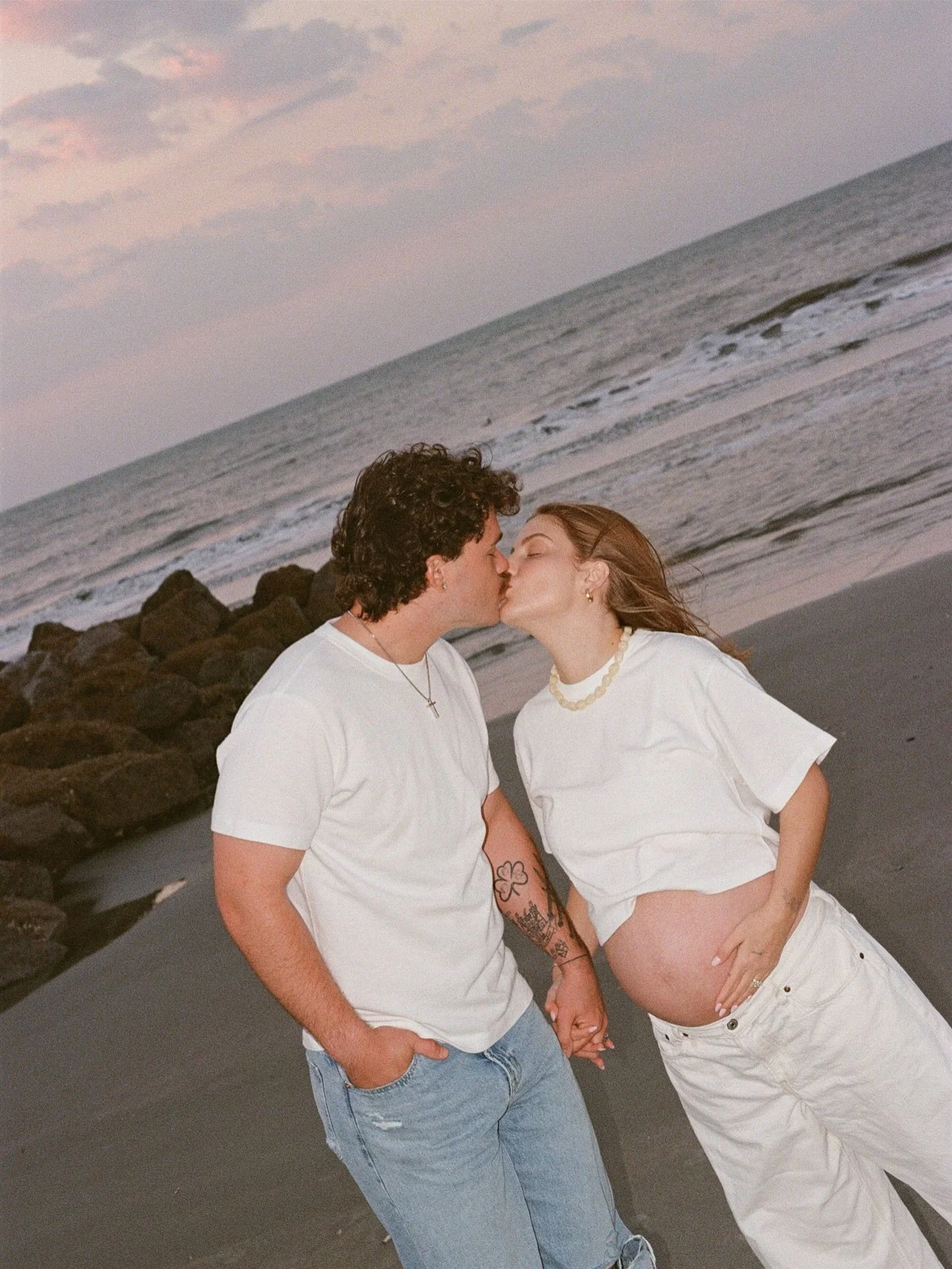 baby and the beach on film🤍🎞️