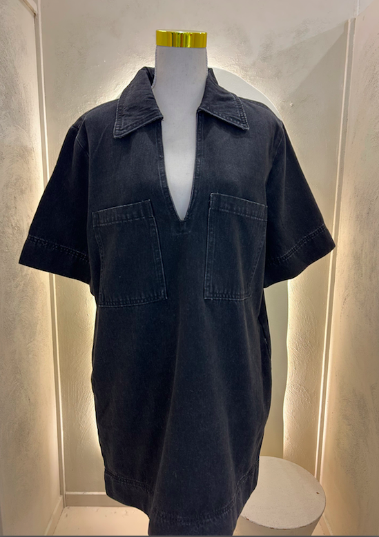Black Denim Dress - By Frankie