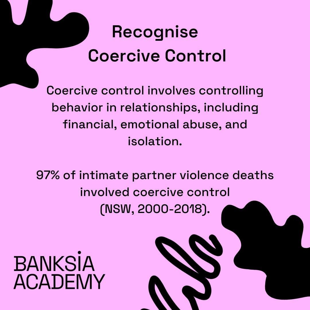 Today marks the launch of an important campaign by the NSW Government to raise awareness of coercive control, a form of domestic abuse that often goes unnoticed.

Coercive control involves a pattern of behaviour aimed at controlling a partner, which 