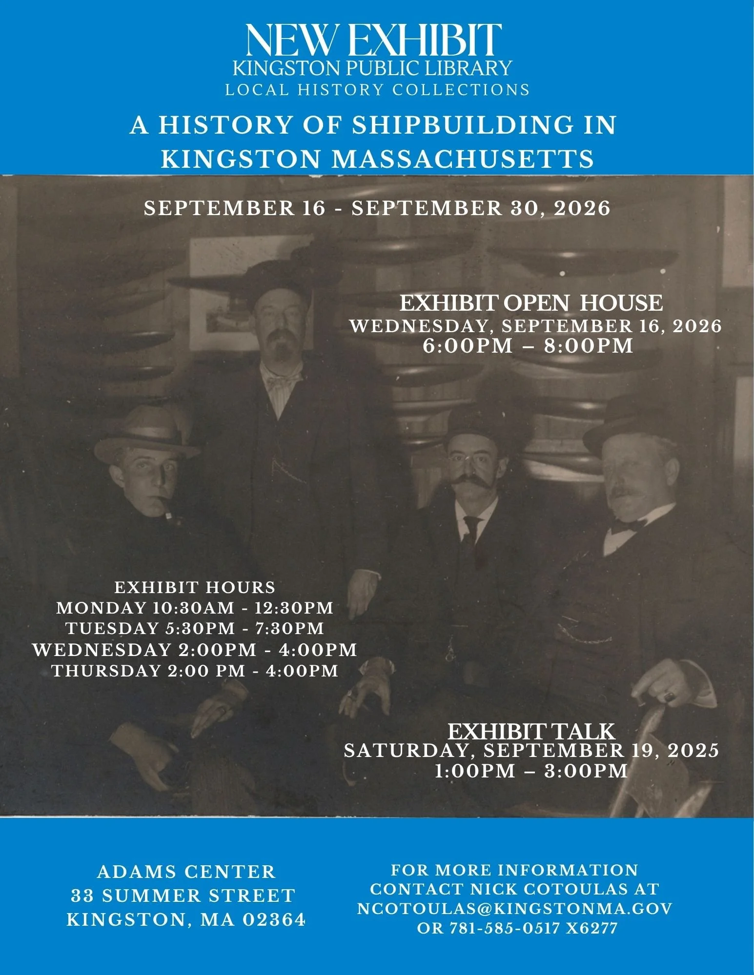 Exhibit - A History of Shipbuilding in Kingston Massachusetts