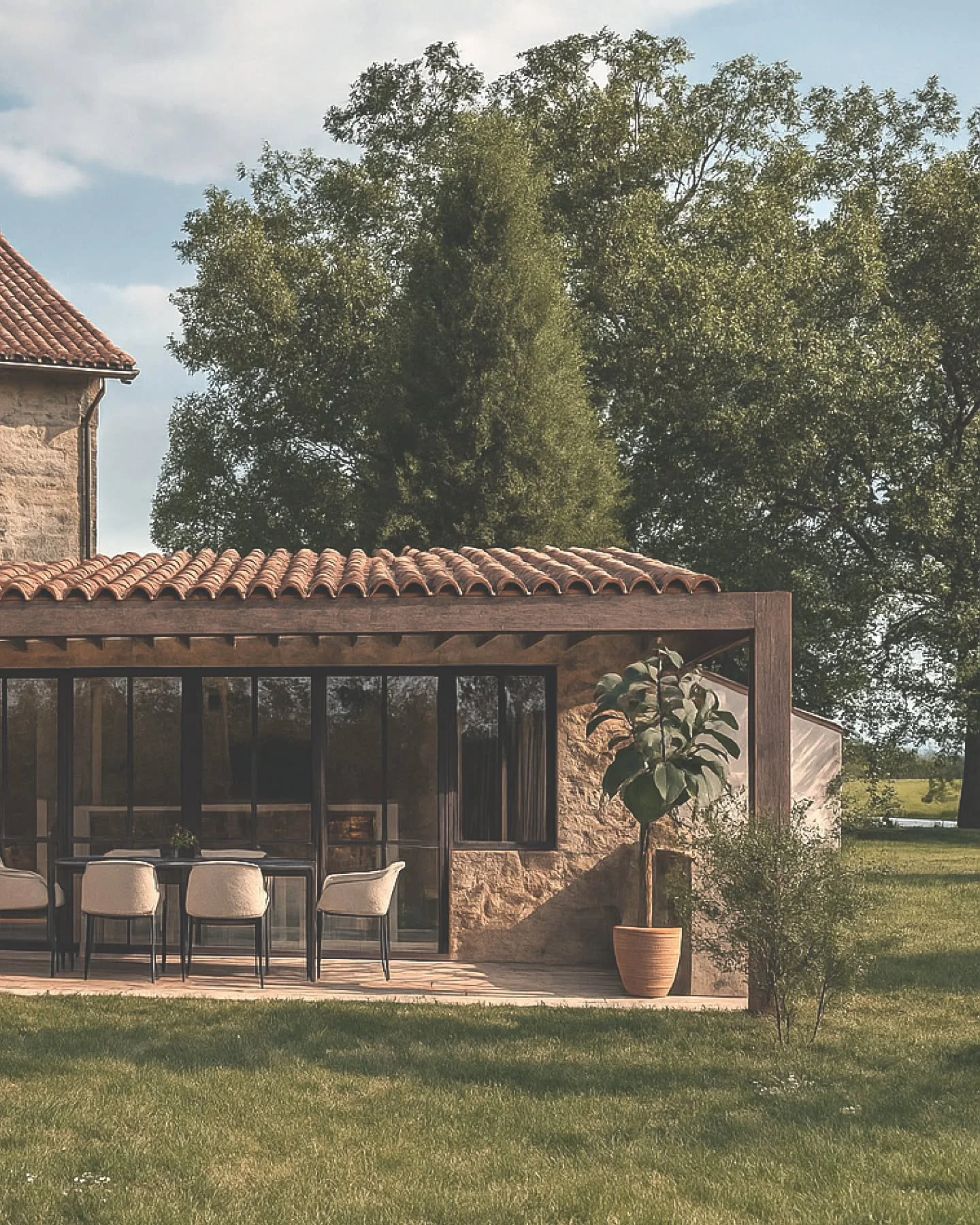 Extension de maison dans le Cantal
Work in progress.

#extensionmaison #3drenders #architecture #3dperspective #cantal