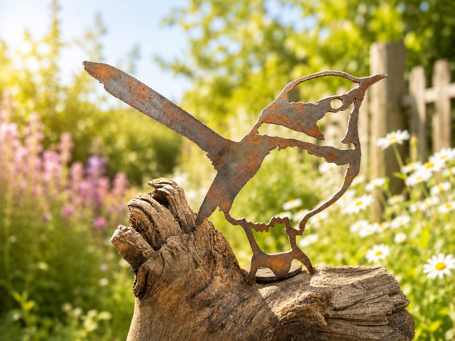Wren Fence Post Topper