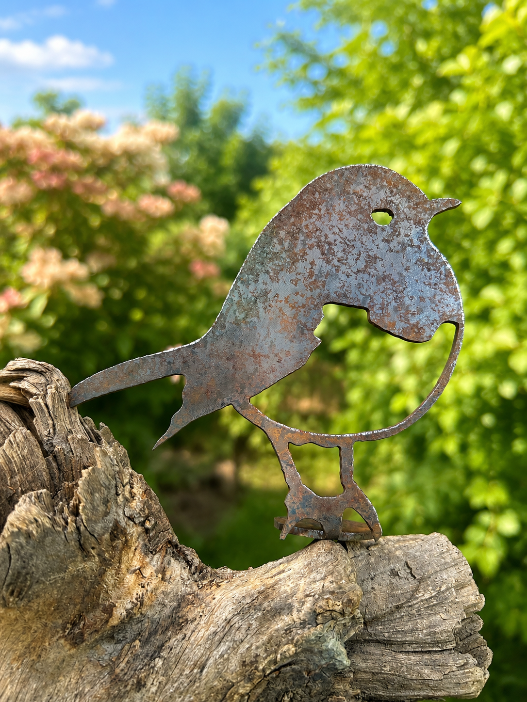 Robin Fence Post Topper