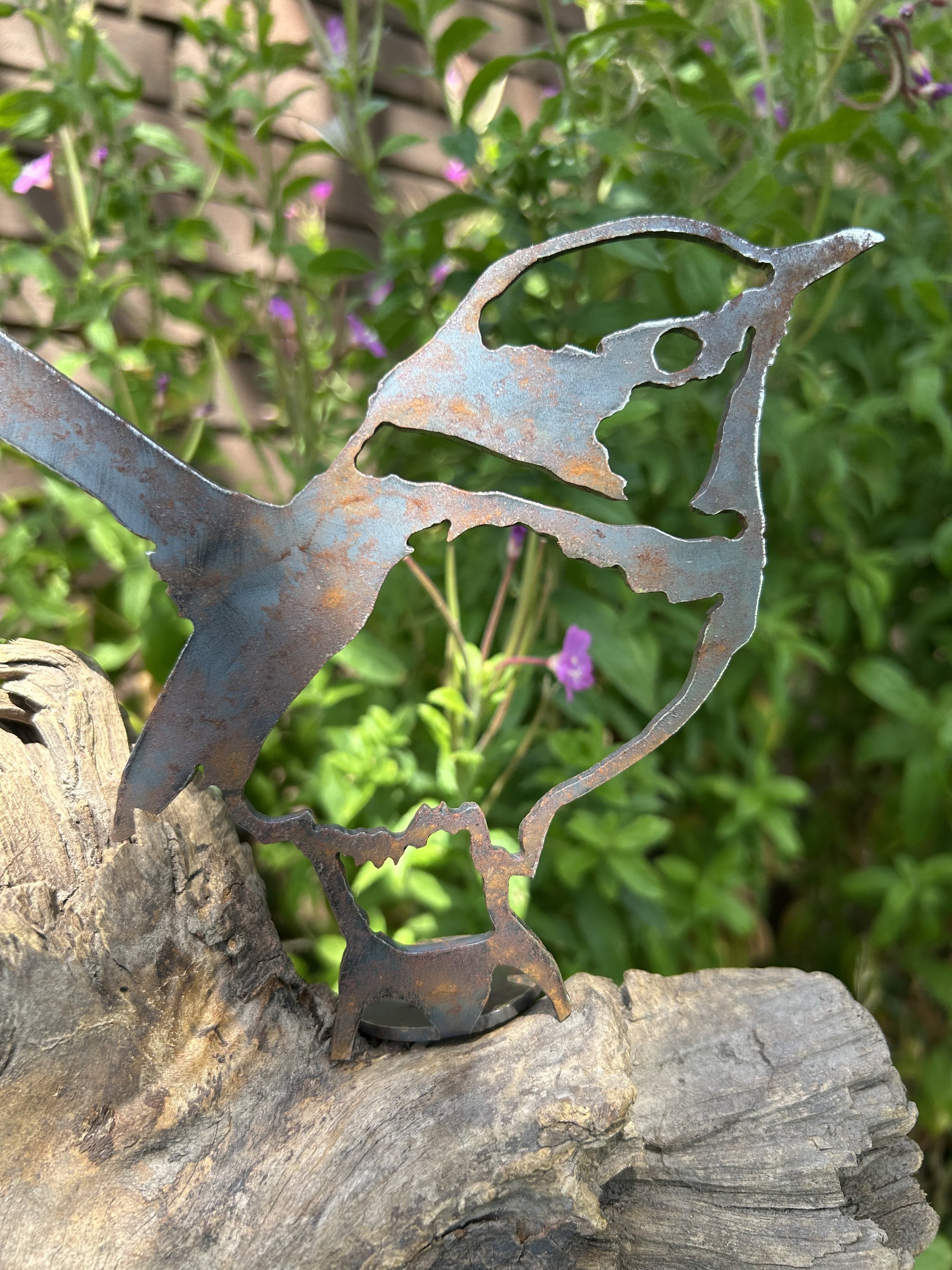 WREN METAL BIRD POST TOPPER 3.JPG