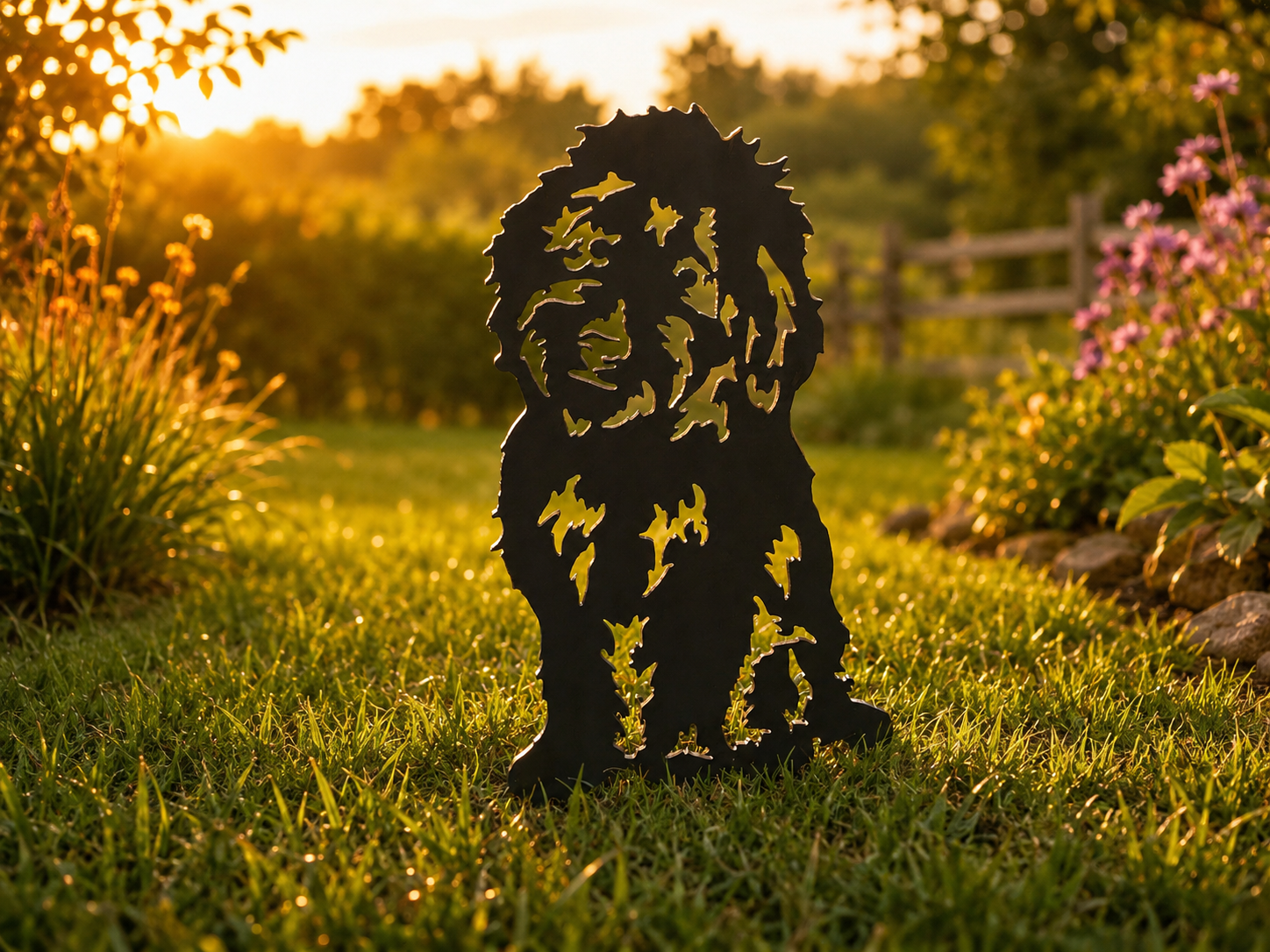 Cockapoo Metal Dog