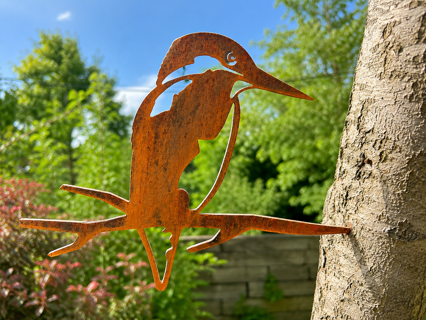 Kingfisher Metal Bird silhouette