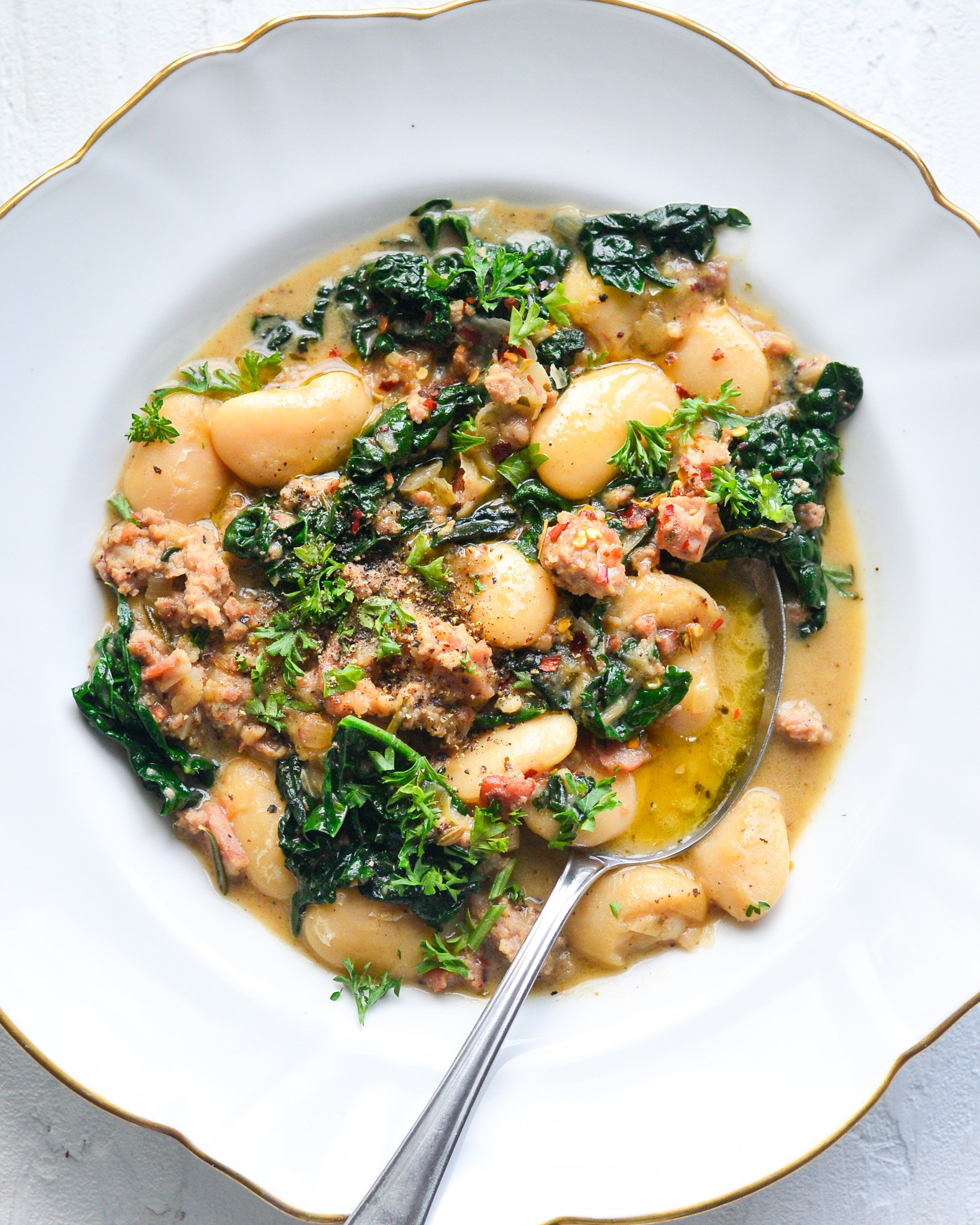 Sausage and Butter Bean Stew — Tom Mitchell-Dawson | Chef