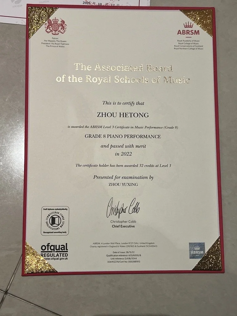ABRSM Piano Performance Grade 8