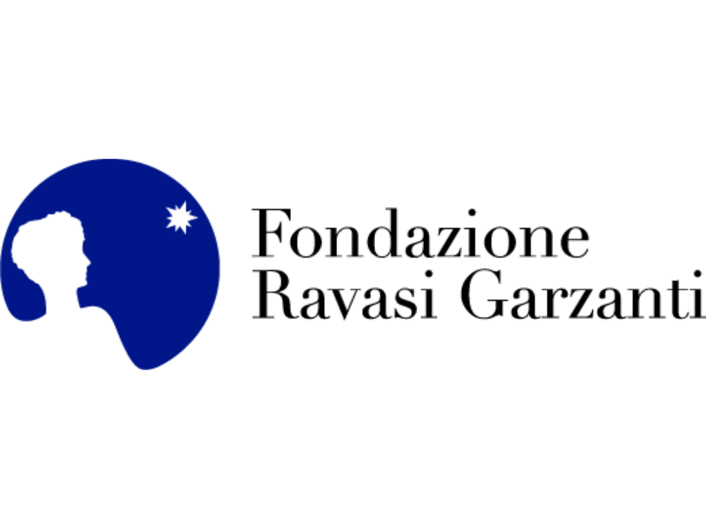 Logo in blu scuro con testo stilizzato