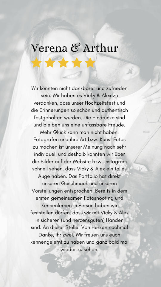 Fotograf für Hochzeit in Osnabrück mit 5 Sterne Bewertung