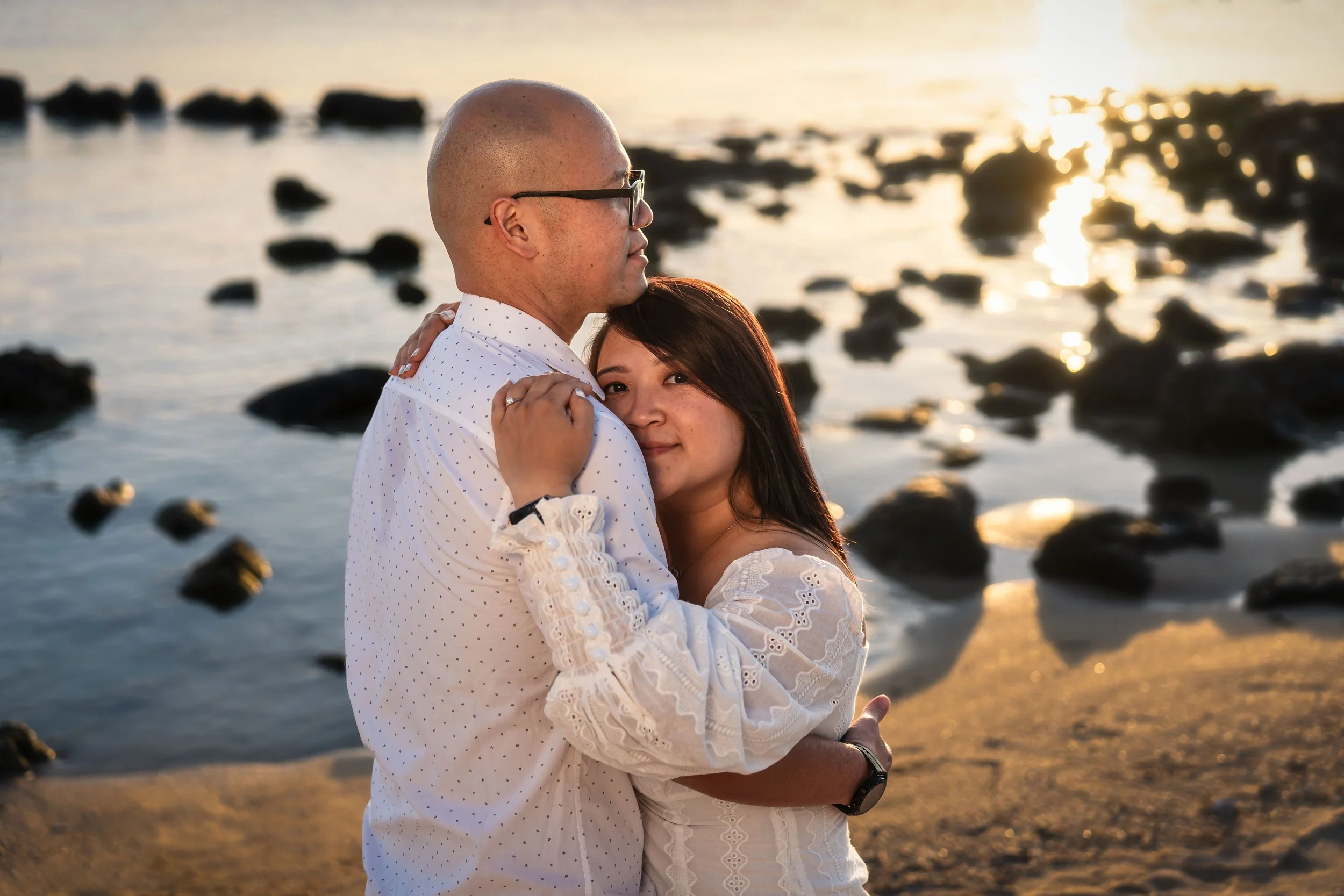 marriage proposal/honeymoon photoshoot in Mauritius