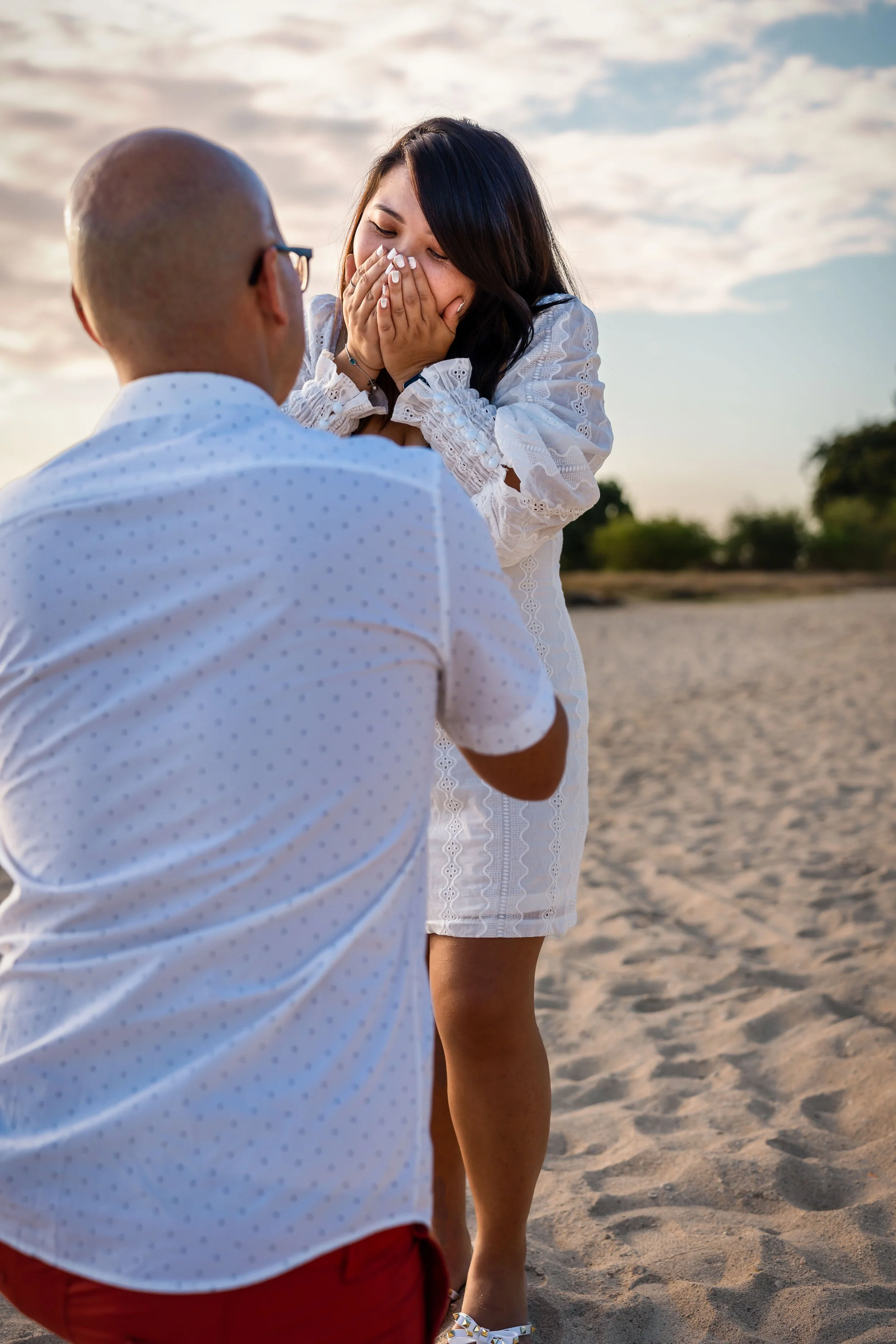 Wedding proposal photoshoot in Mauritius