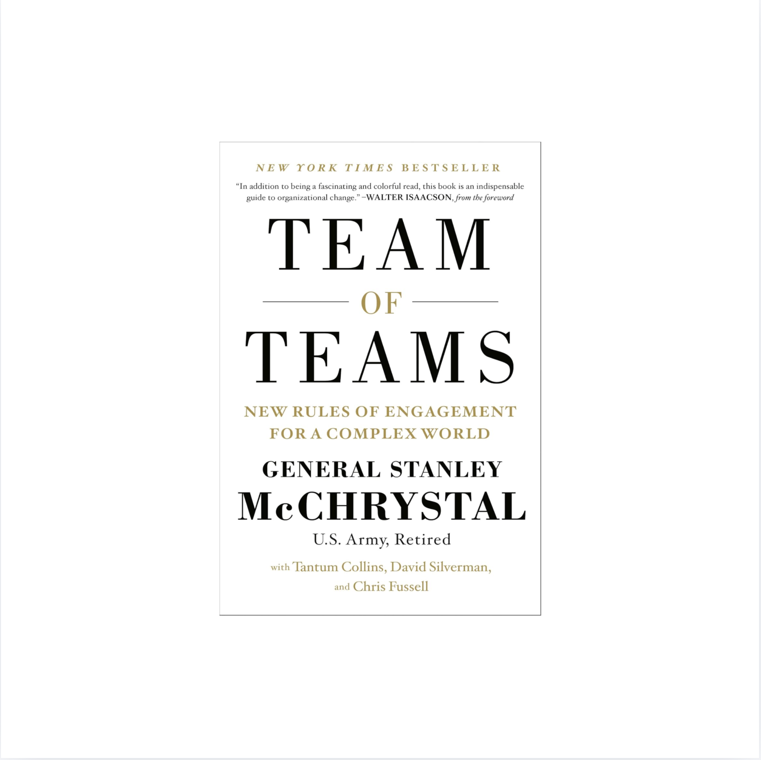 This military book is a bit redundant, however, the "team of teams" approach is really valuable for early stage startups. I also loved hearing how Navy Seals build high trust. 