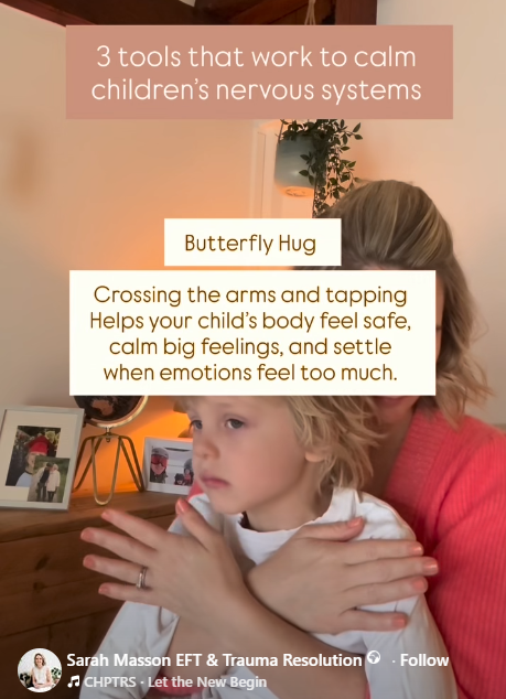 Short Video: 3 tools to calm children’s nervous systems - Sarah Masson EFT &amp; Trauma Resolution