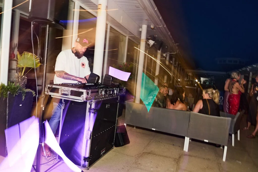 Terrace set bookending a great awards event in Sandbanks that Resident DJ were booked to build and run