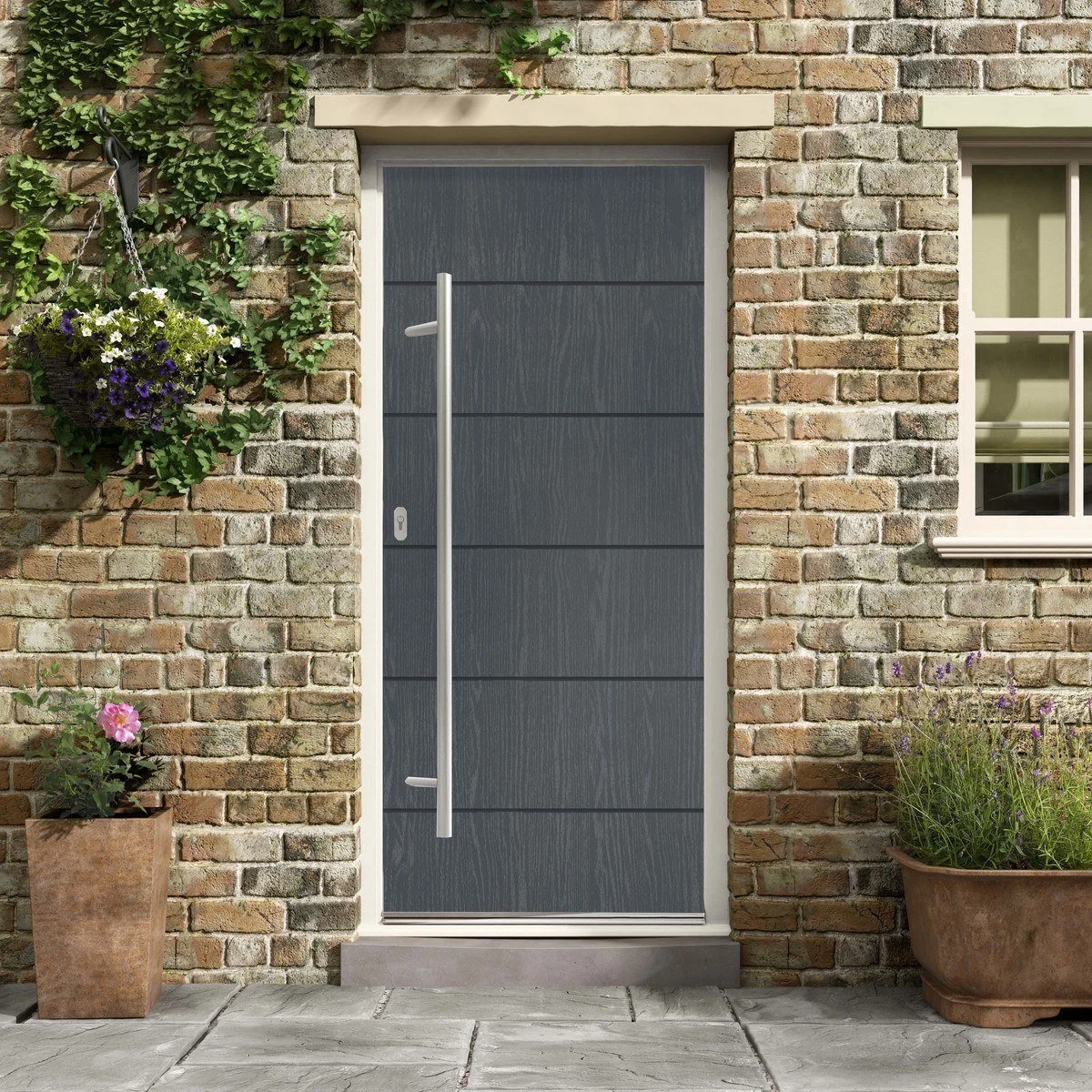 Basalt Grey Composite Front Door