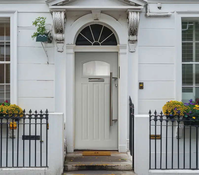 Composite Front Door Grey
