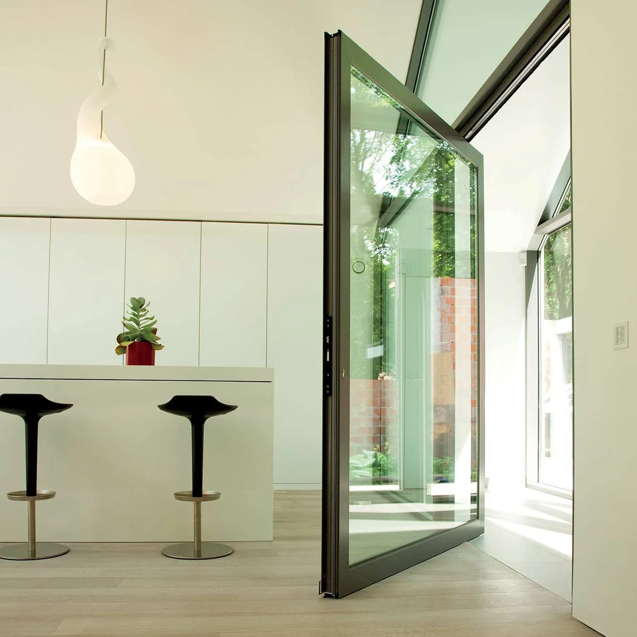 Aluminium Patio Door Bi-Fold Open