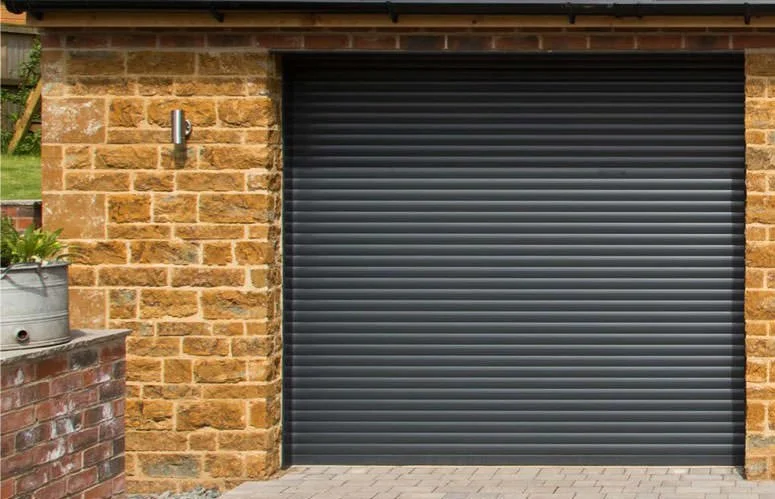 Electric roller garage door black keyless