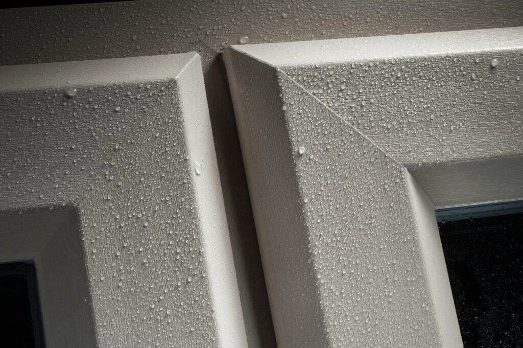 Energy saving woodgrain effect UPVC window