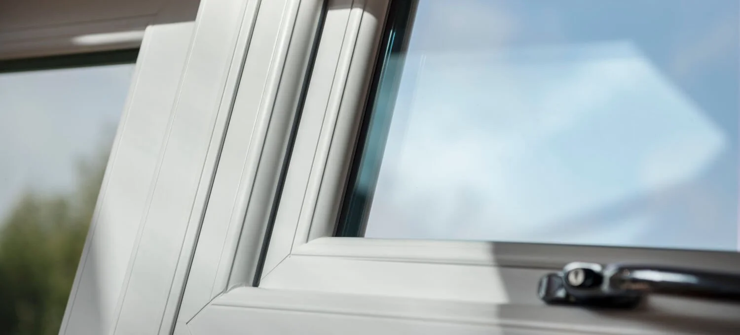 Sculptured Traditional White UPVC window Casement Designer