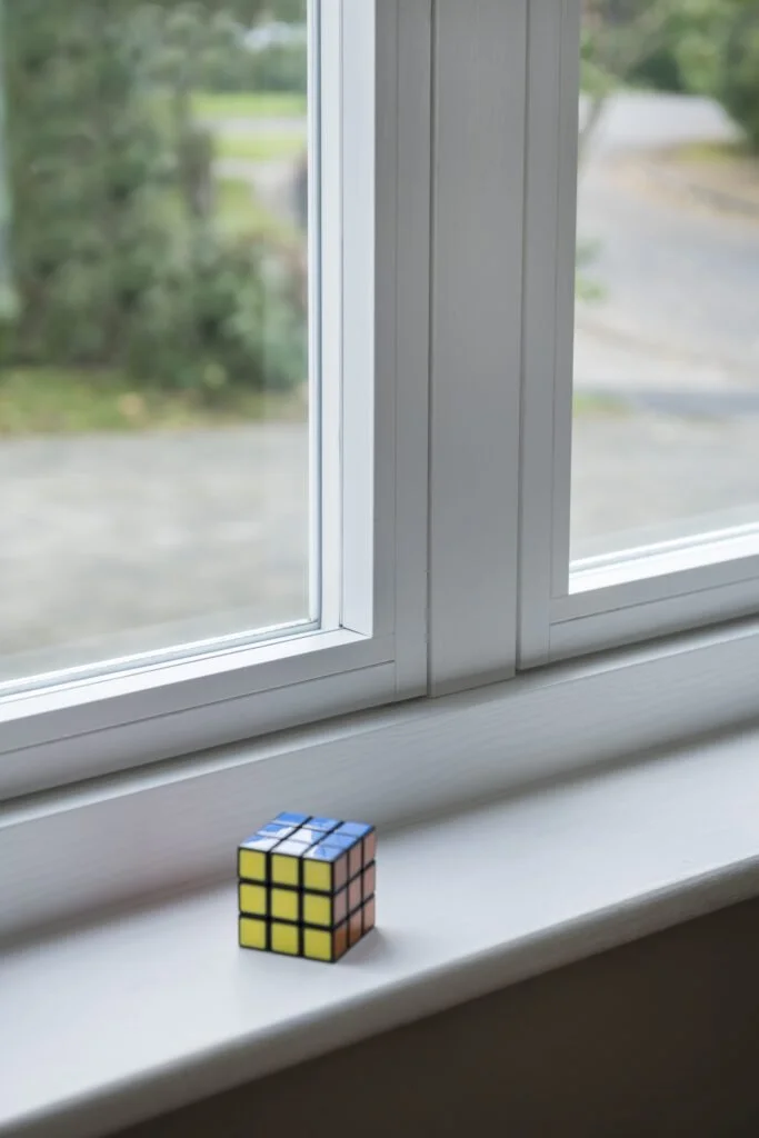 R2 Residency Timber Effect UPVC Window  White Window Cill