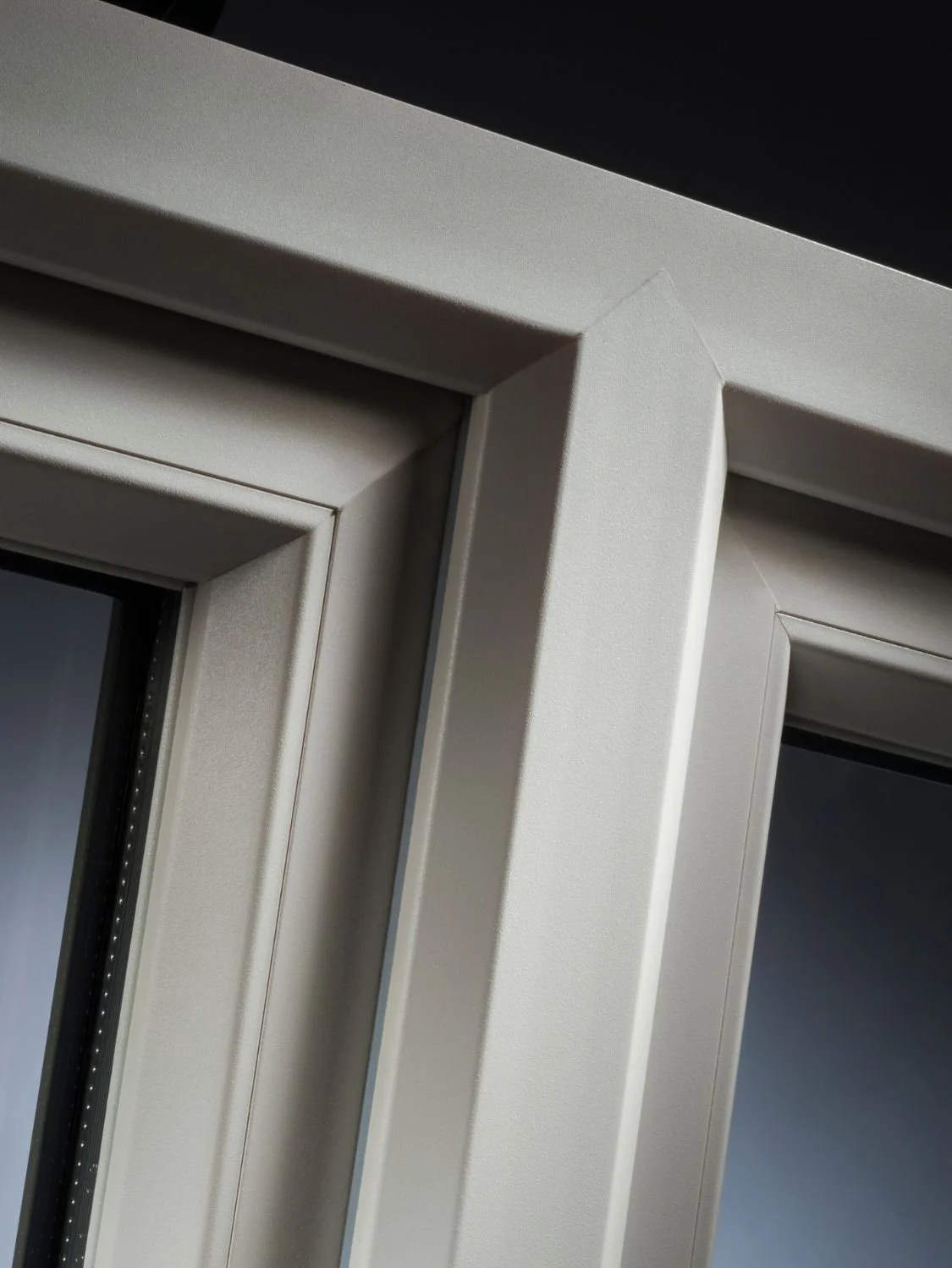 While Chamfered Window Casement UPVC