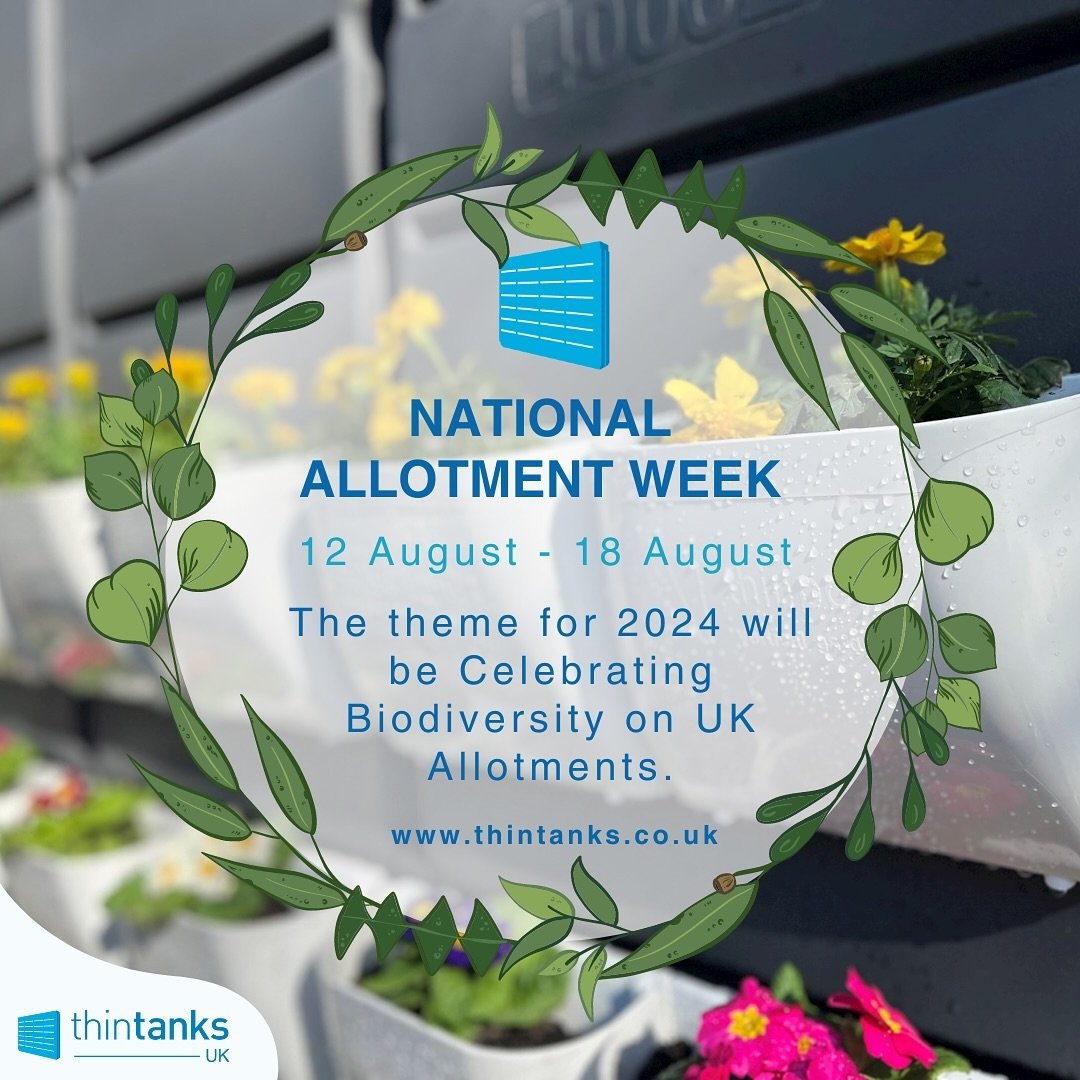 Happy National Allotment Week! 🌱 Harvest your rainwater and your veggies with ThinTanks &ndash; the slim solution for every garden lover. Because every drop counts when you&rsquo;re growing greatness! To find out more vist: https://www.allotmentonli