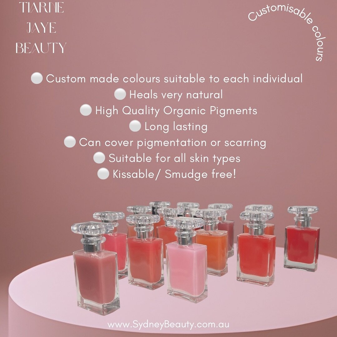 I have many Lip Colours to choose from that will suit absolutely anyone!

Come in for a FREE Lip Blush Consultation and let me show you your beautiful shade! 

Feel free to also bring in your favorite lipstick and let me colour match it for you ! 

I
