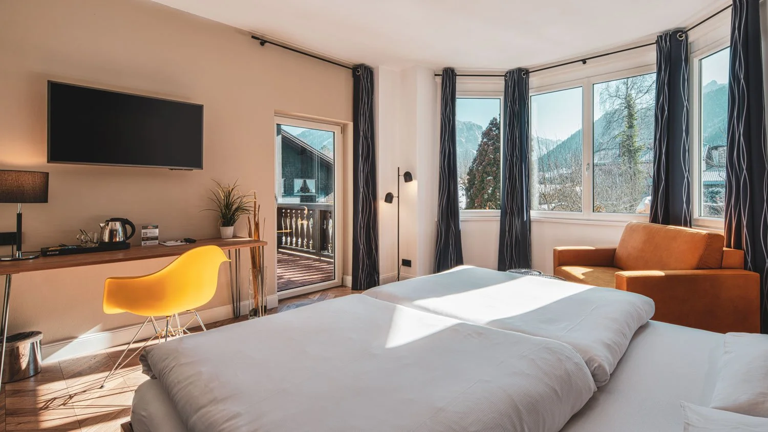 Das Zimmer bietet alle Annehmlichkeiten.
