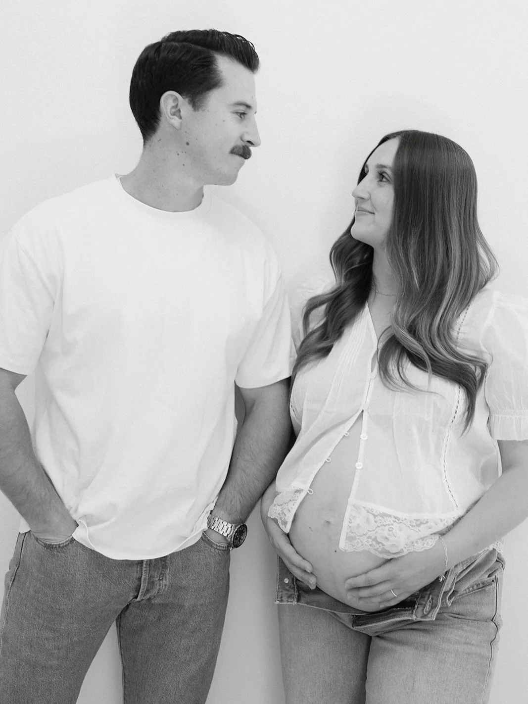 Just a few weeks before baby E was earthside 🕊️