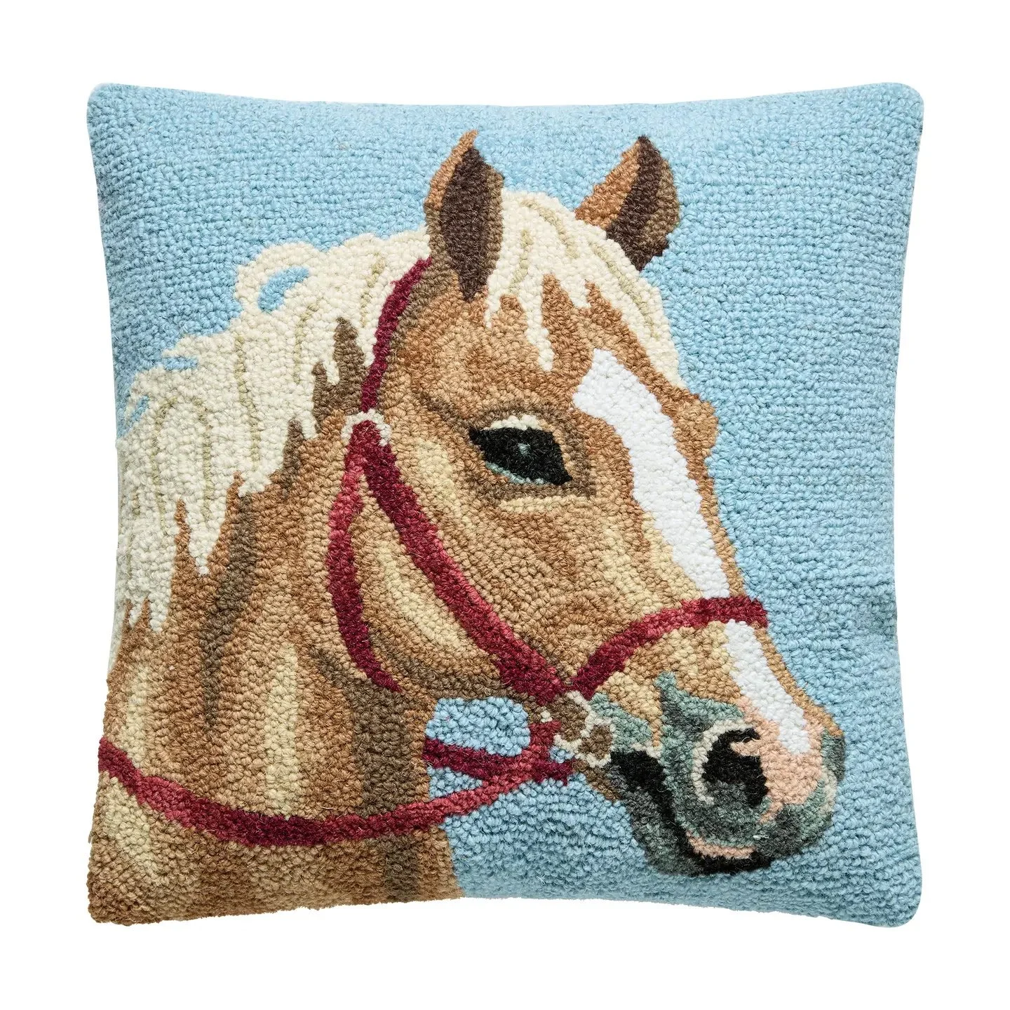 Horse Hook Pillow - Palomino