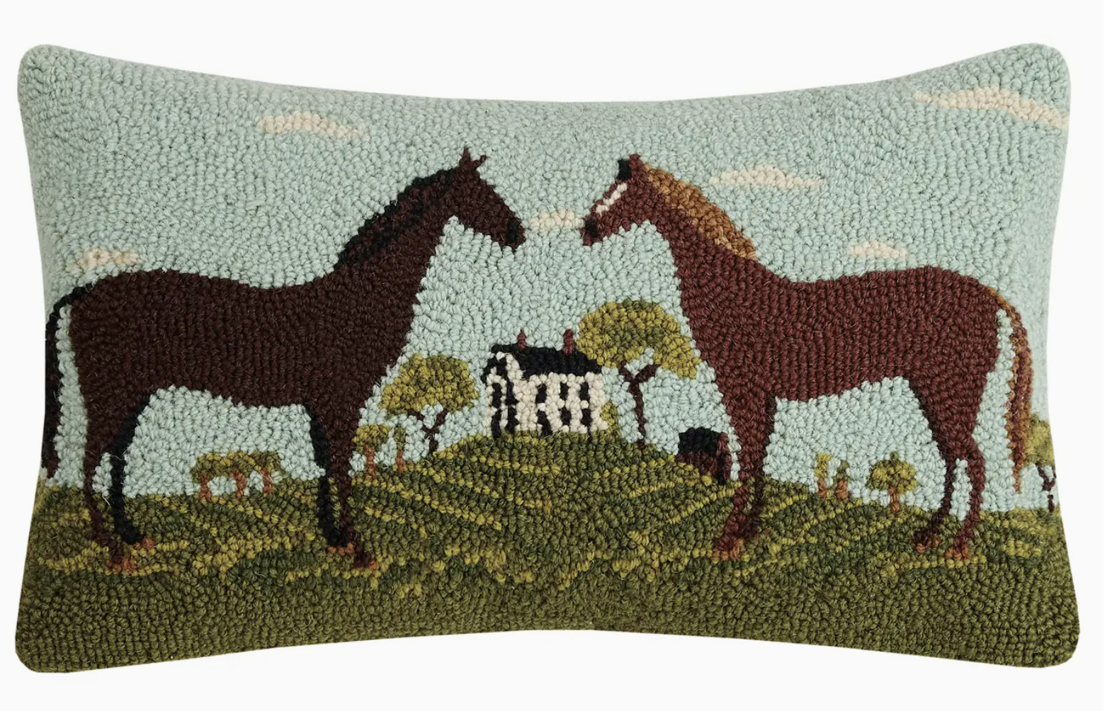 Horse Hook Pillow - Beauty and Pumpkin