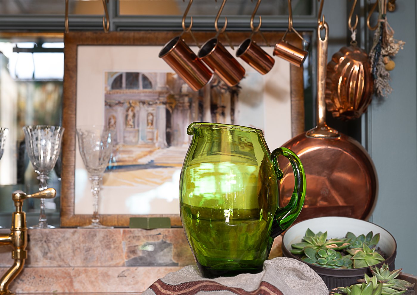 Blenko Art Glass Jug