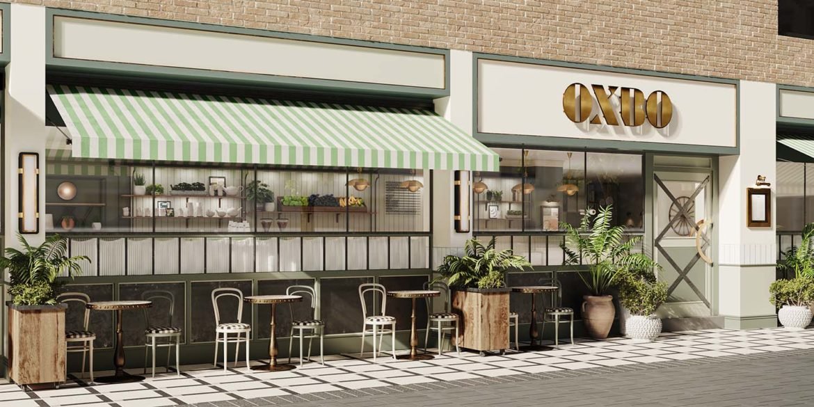 hilton-prototype-run-for-the-hills-exterior-render-interior-sage-green-stripes-planters-antique-brass-signage-logo-design-graphics-logotype-hospitality-restaurant.jpeg
