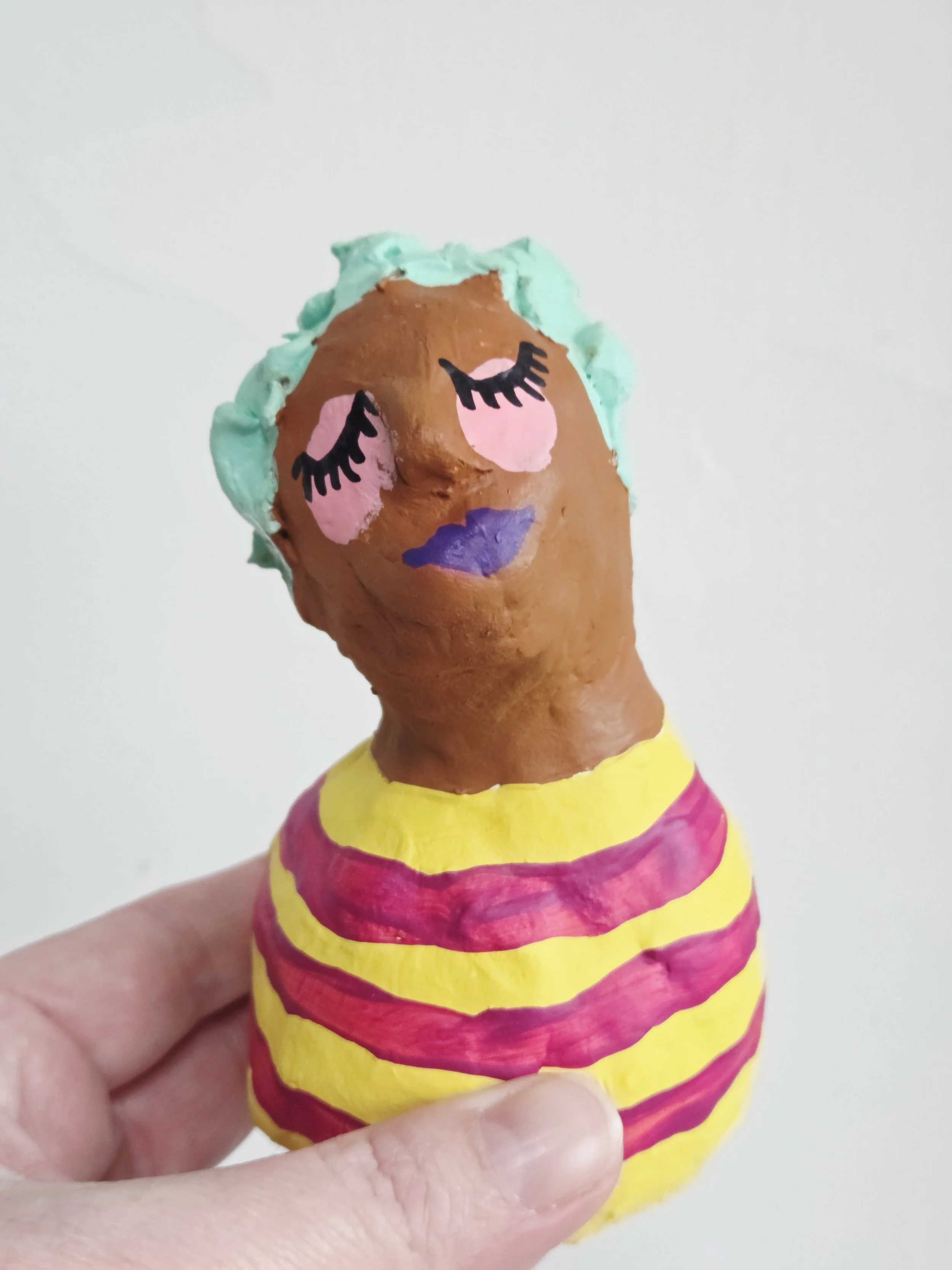 'Maya' Papier Mache Lady