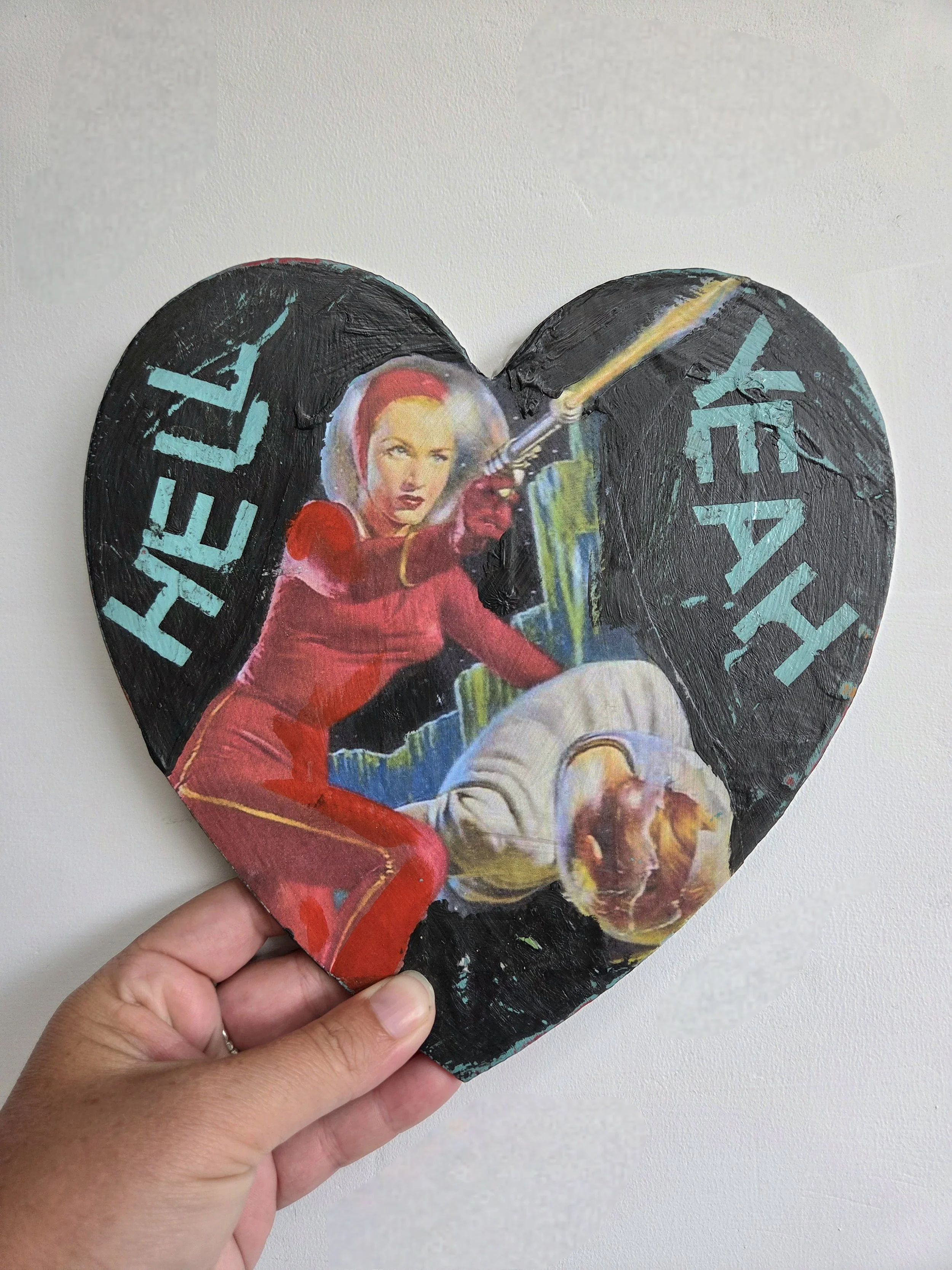 Mini Baddie Art Panel 'Hell Yeah'