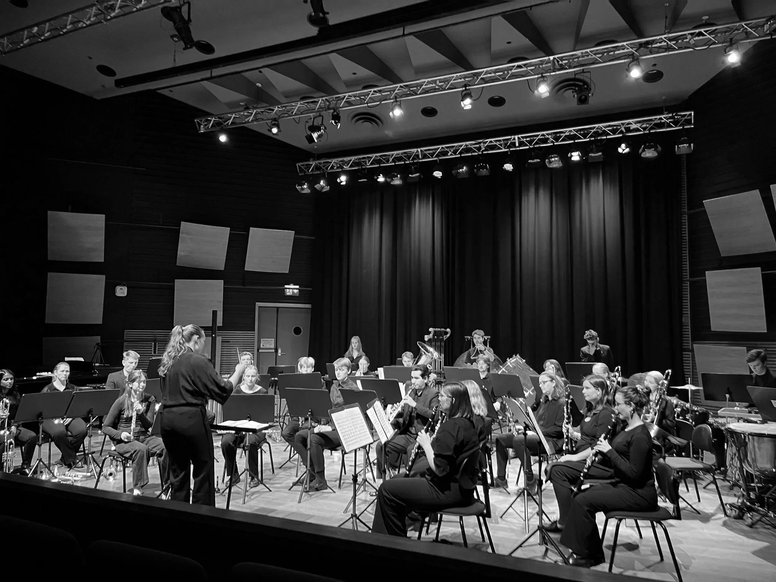 Konsert med dirigentstudentene ved UiS og Bjergsted blåseensemble