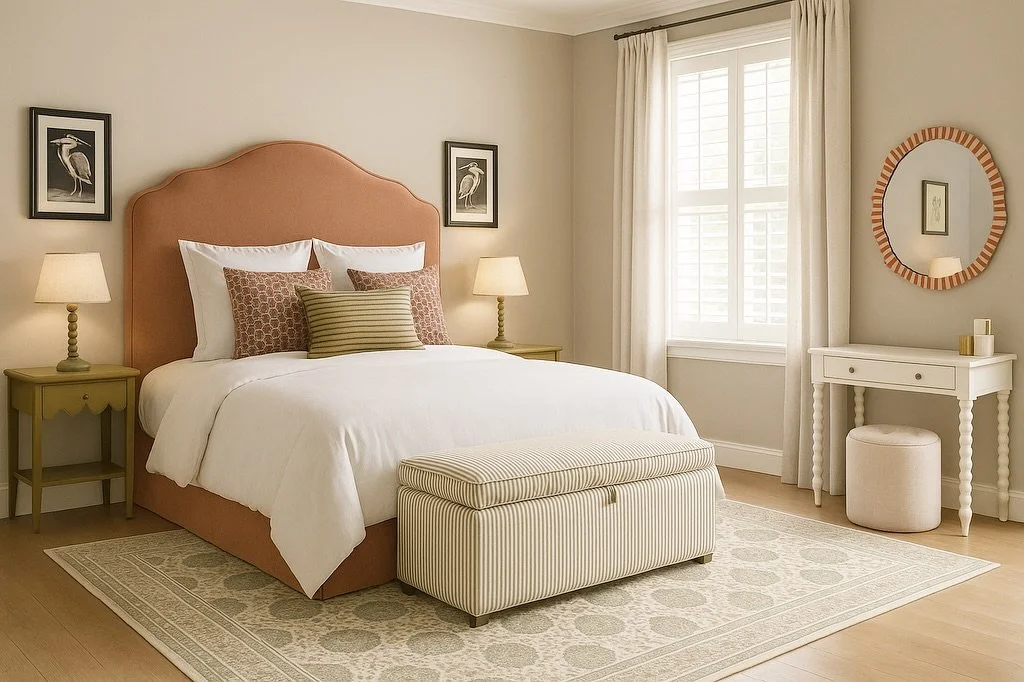 We&rsquo;re so excited to see this bedroom take shape. Our friends at Mysa At Home are crafting the gorgeous headboard. 

Stay tuned for the full house reveal in December 🪄 

#bedroomdesignideas #bedroomdesign #interiors #interiordesign #inspiration