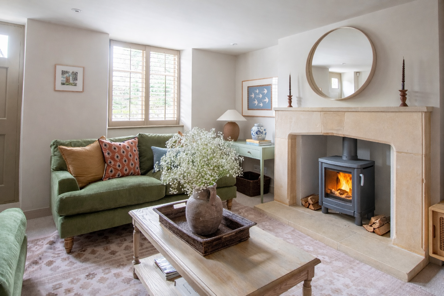 Cozy living room with fireplace elegance.png