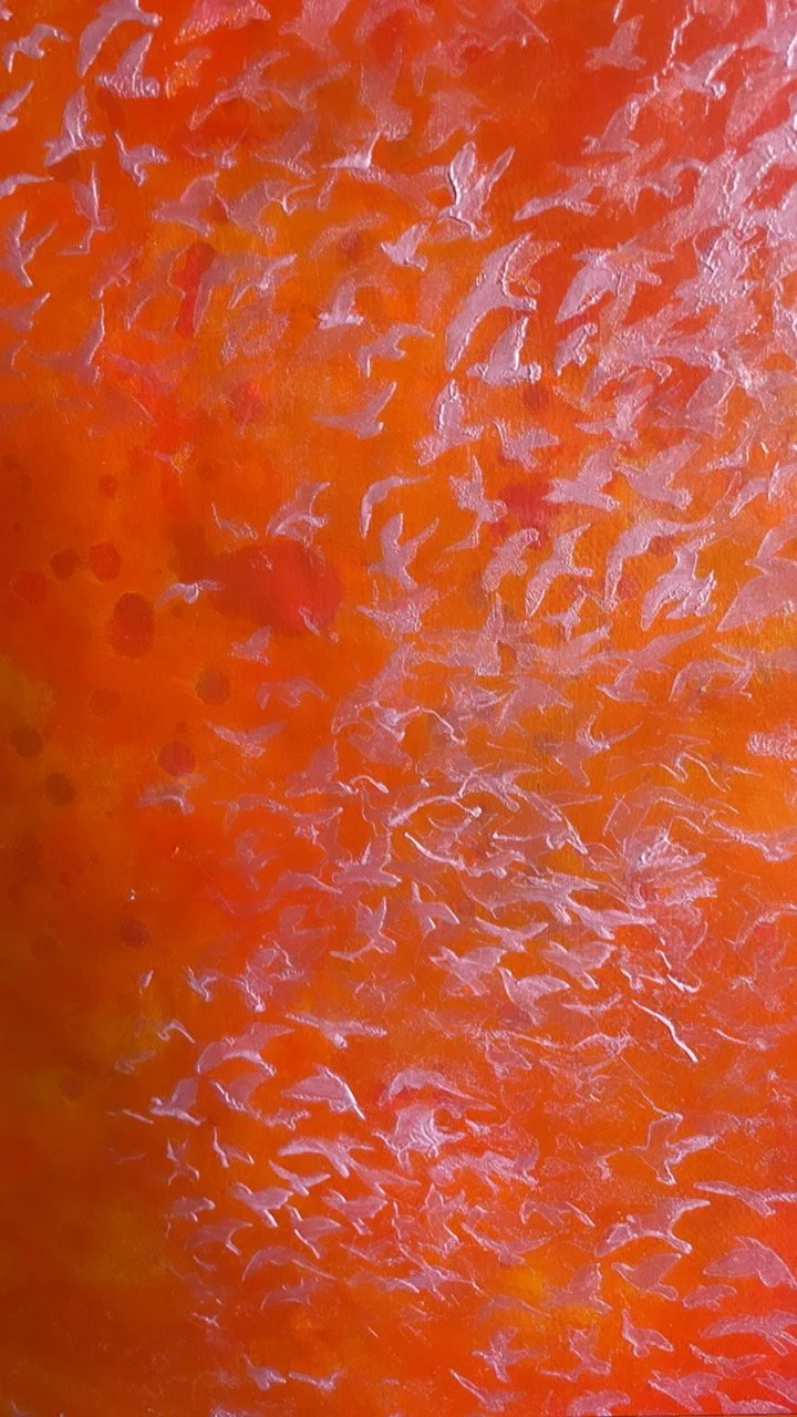 Jo_Hathaway_MurmurationSunset_100x100cm_acryliconcanvas_detail (2).JPG