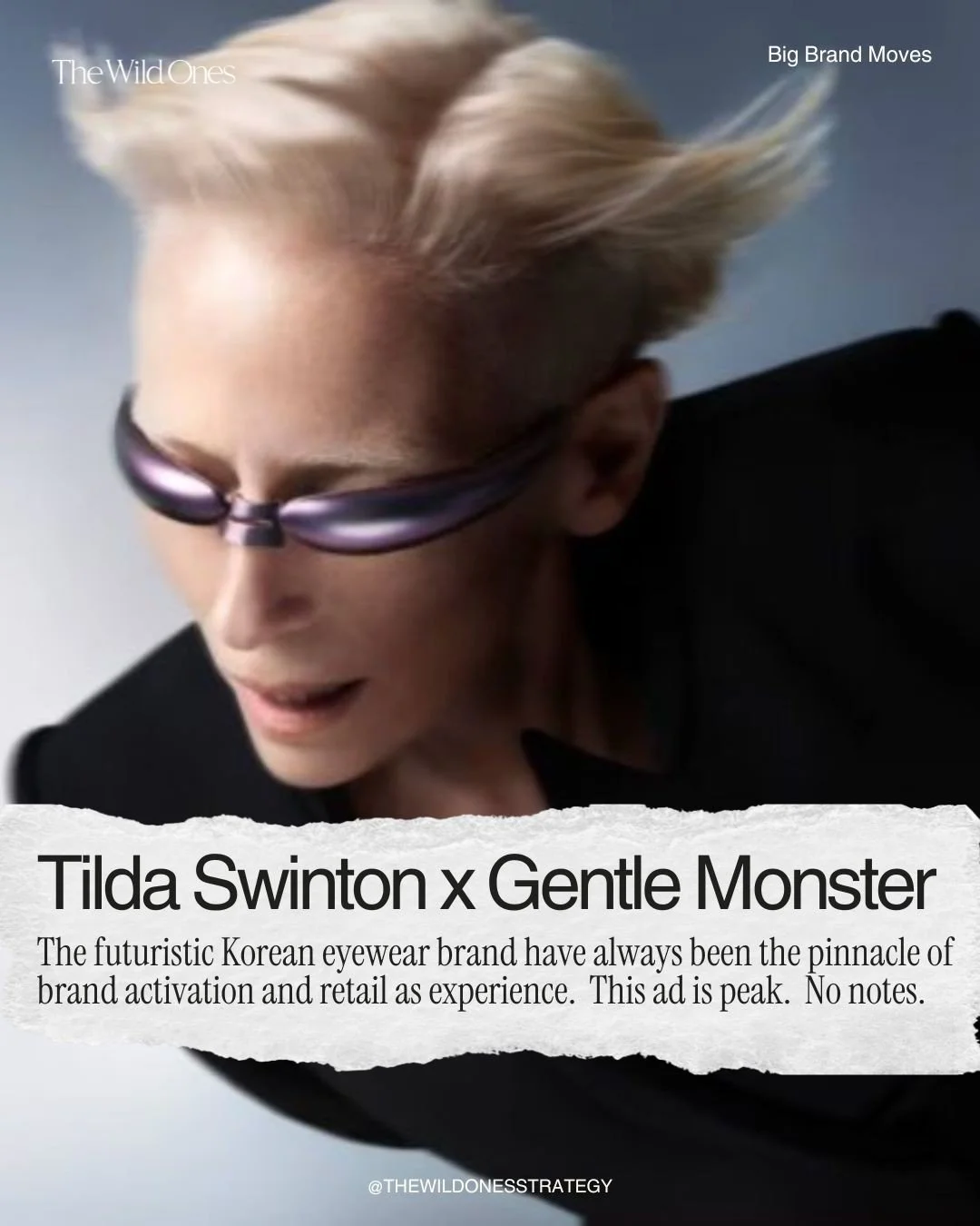 Gentle Monster have disrupted their category and followed their own playbook from the start.  Futuristic, theatrical and often totally bonkers. 

They make marketing and retail experience art.  This TV ad is no different. 

Launches 6 September, but 